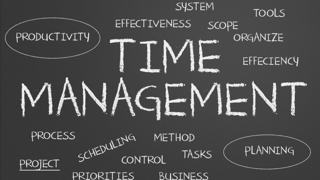 A post talking about Time Management